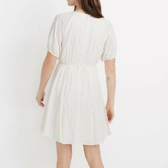 Madewell Eyelet Tassel Tie Floral Mini Dress - Picture 2 of 4